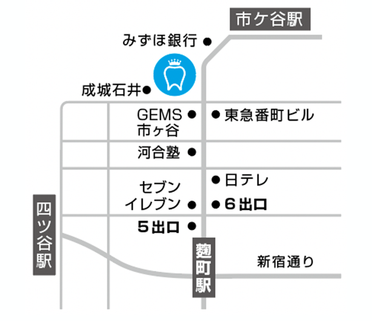 当院までのアクセスマップ