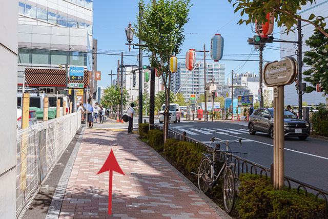 東京メトロ有楽町線麹町駅からの道順案内