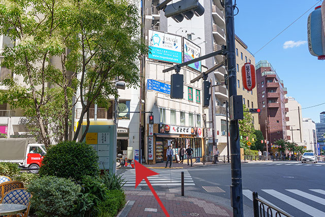 東京メトロ有楽町線麹町駅からの道順案内